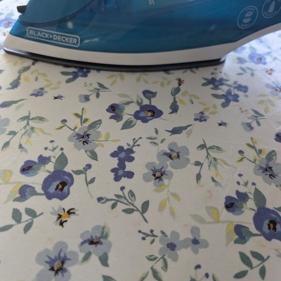 Blue Floral Full/Double Sheet Set - Picture 3 of 6